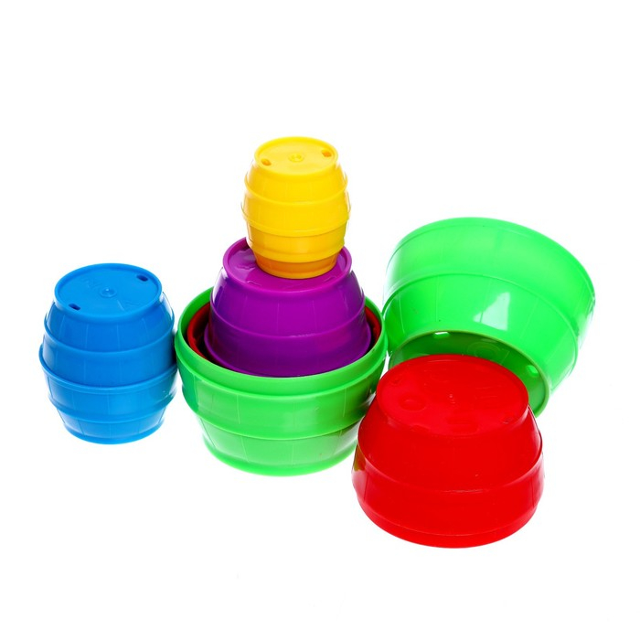 Развивающий набор «Цветные бочонки», по типу матрёшки, набор маркеров, карточки пиши-стирай Развивающий набор «Цветные бочонки», по типу матрёшки, набор маркеров, карточки пиши-стирай