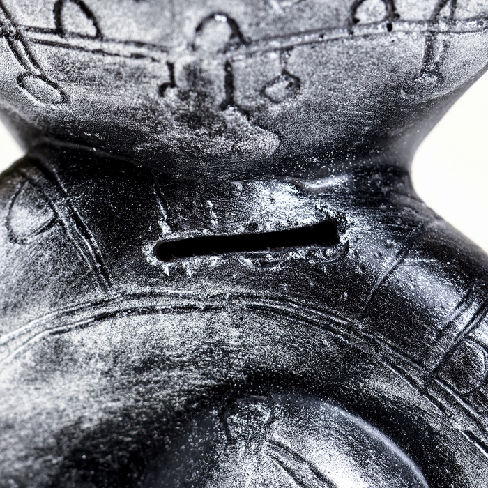 Копилка  Копилка "Змея Принцесса Кобра" металлик, 13х22см