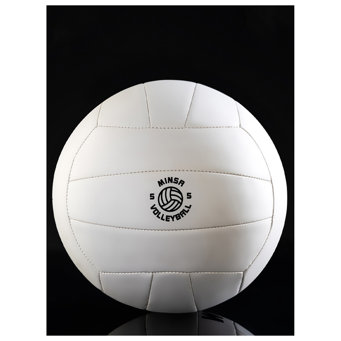 Волейбольный мяч MINSA Basic White, машинная сшивка, 18 панелей, р. 5, TPU Волейбольный мяч MINSA Basic White, машинная сшивка, 18 панелей, р. 5, TPU