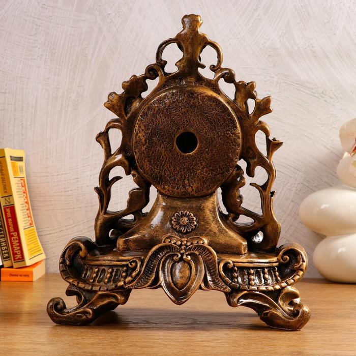 Часы настольные интерьерные на батарейках Часы настольные интерьерные на батарейках "Родос", 28 х 36.5 см, d-8.5 см