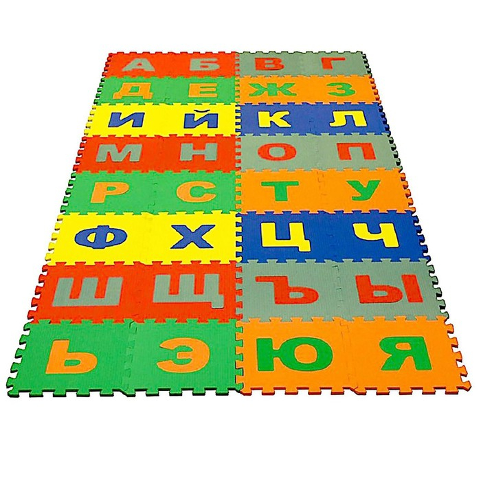 Мягкий пол развивающий «Алфавит Русский» Мягкий пол развивающий «Алфавит Русский»