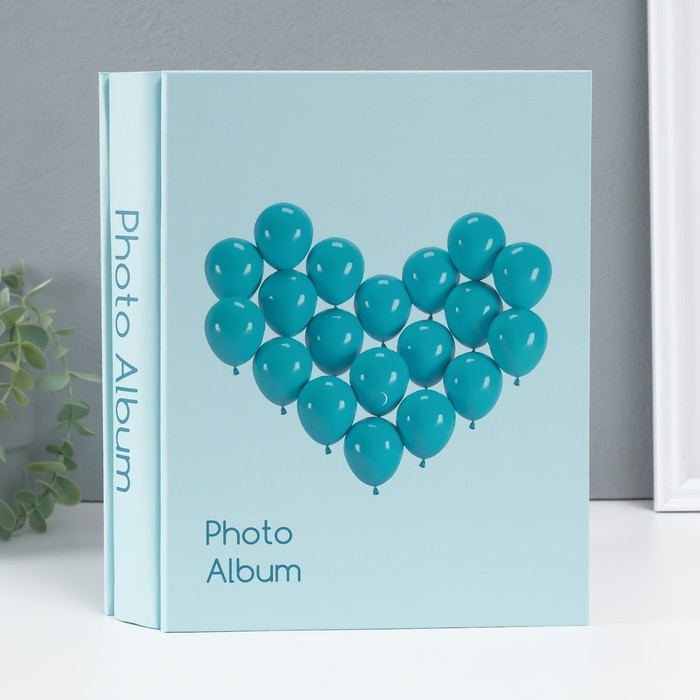 Фотоальбом на 200 фото 10х15 см Фотоальбом на 200 фото 10х15 см "Сердце из воздушных шаров" в коробке МИКС 5,6х20,5х26,2 см 104996