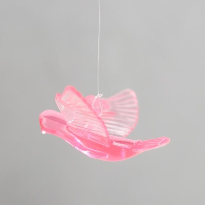 Музыка ветра пластик Музыка ветра пластик "Птицы" 4 трубочки + 11 фигурок 67 см МИКС