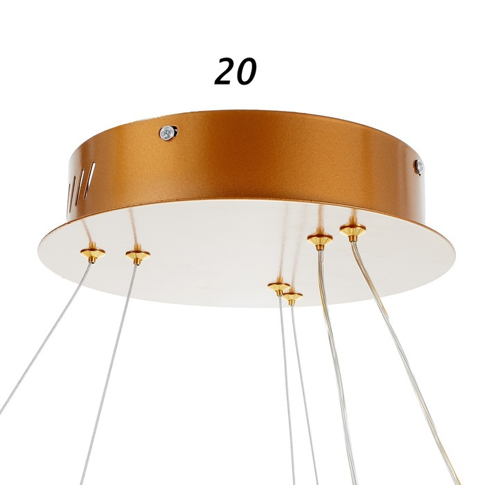 Люстра 1511/2 LED 65Вт 3000-6000К золото 60х60х106 см BayerLux