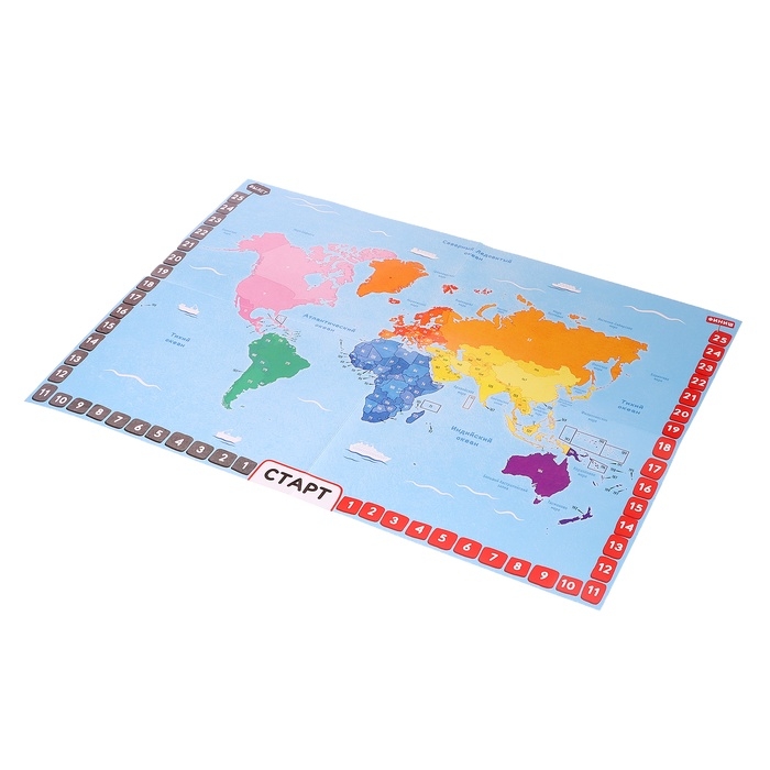 Настольная игра для детей на память «Путешествие вокруг света», от 3 игроков, 12+ Настольная игра для детей на память «Путешествие вокруг света», от 3 игроков, 12+