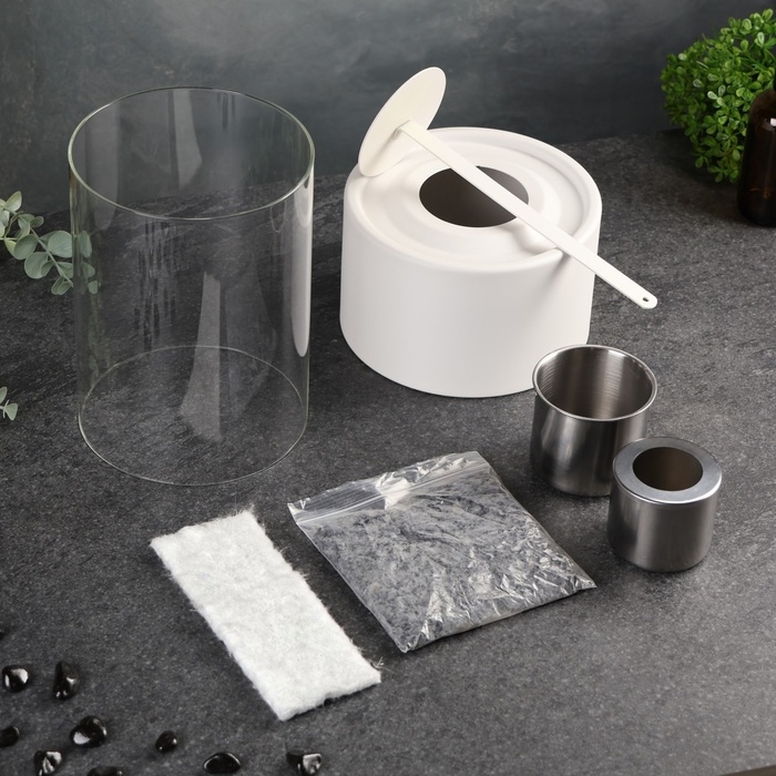 Биокамин настольный 14х30см, белый Биокамин настольный 14х30см, белый