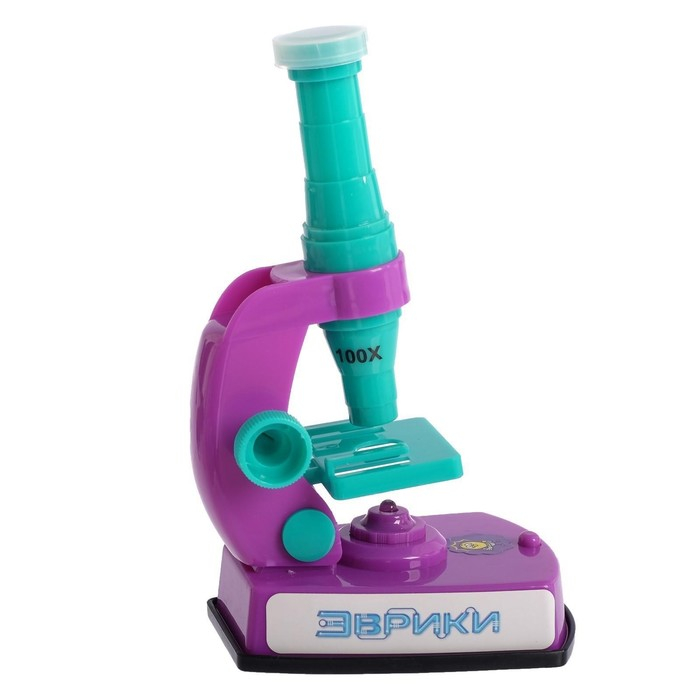Микроскоп «Эврики», световые эффекты, сменные линзы, увеличение x100, x300, x600 Микроскоп «Эврики», световые эффекты, сменные линзы, увеличение x100, x300, x600