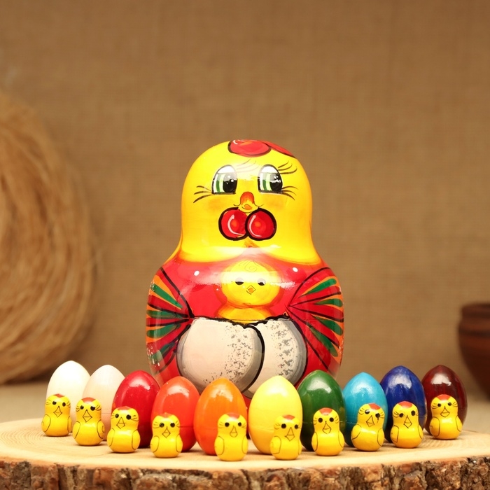 Набор для развития логики «Курочка», 21 предмет, 11х17 см Набор для развития логики «Курочка», 21 предмет, 11х17 см