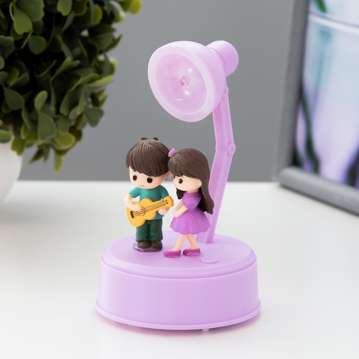 Ночник Ночник "Романтика" LED от батареек 3хААА 7,7х7,5х12,5 см RISALUX