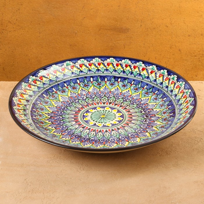 Ляган круглый Риштанская Керамика, 41см Ляган круглый Риштанская Керамика, 41см