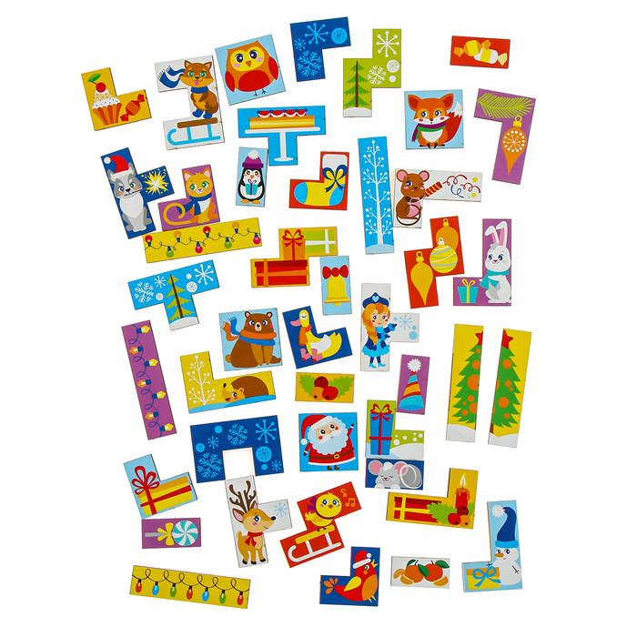 Новогодняя головоломка. Тетрис «Встречаем Новый год» Новогодняя головоломка. Тетрис «Встречаем Новый год»