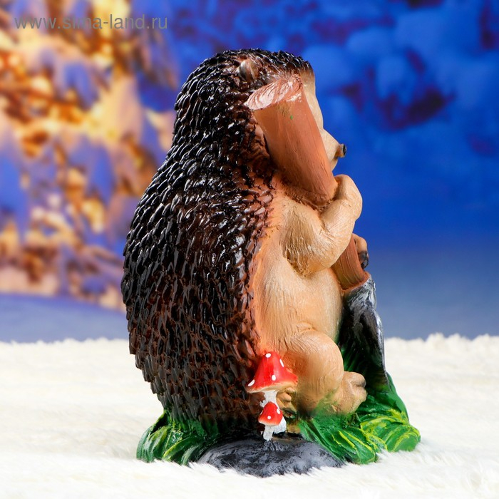 Садовая фигура  Садовая фигура "Ёж с лопатой" 22х22х31см