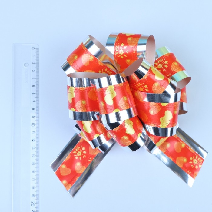 Бант-шар №5, «Воздушные сердца», красный Бант-шар №5, «Воздушные сердца», красный