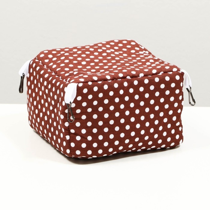 Домик  Домик "Прямоугольник" для грызунов 19*19*12 см, бязь, флис, поролон