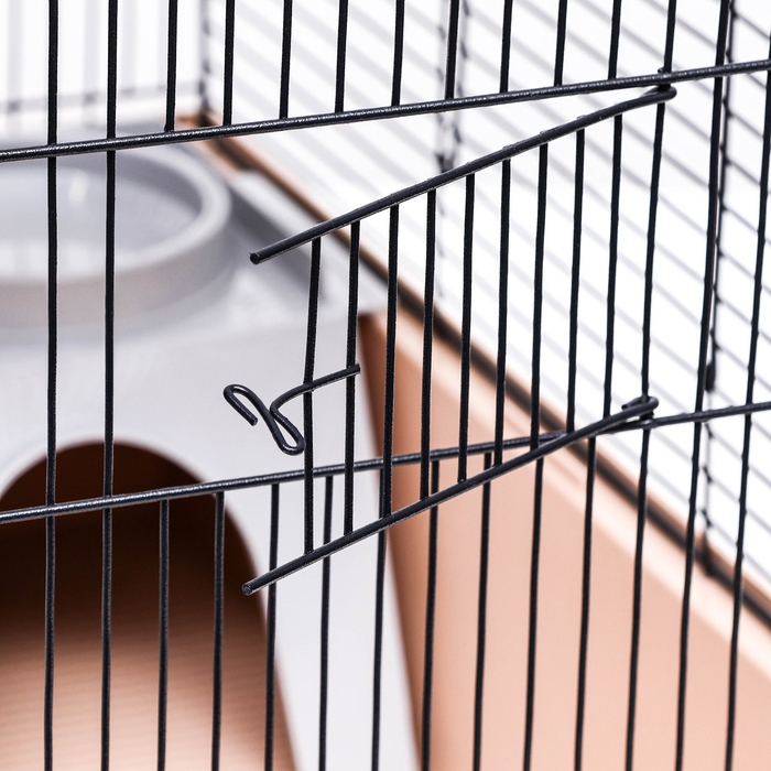 Клетка для шиншиллы Клетка для шиншиллы "Пижон" №19, разборная, 58 х 40 х 49, бежевая