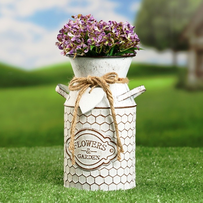 Кашпо - ваза  Кашпо - ваза "Мари" 19х10х10см