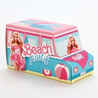 Соль для ванны Beach party, 400 г, аромат сахарной ваты, BEAUTY FOX