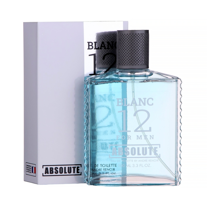 Туалетная вода мужская Absolute  Blanc 12 (по мотивам Lacoste 12.12. Blanc), 100 мл Туалетная вода мужская Absolute  Blanc 12 (по мотивам Lacoste 12.12. Blanc), 100 мл