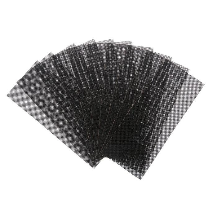 Сетка абразивная ТУНДРА, водостойкая, корунд, 115 х 280 мм, Р180, 10 шт. Сетка абразивная ТУНДРА, водостойкая, корунд, 115 х 280 мм, Р180, 10 шт.