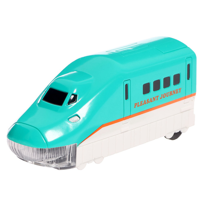 Автотрек железная дорога &laquo;Большое путешествие&raquo;, с машинкой и поездом, перекресток, светофор