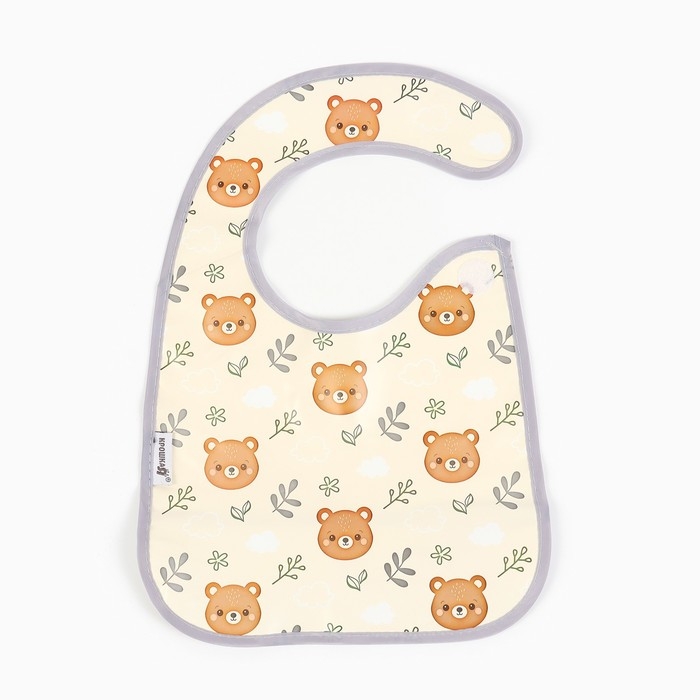 Нагрудник непромокаемый «Лесная сказка», на липучке, с карманом Нагрудник непромокаемый «Лесная сказка», на липучке, с карманом