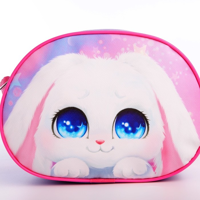 Сумка детская для девочки через плечо Сумка детская для девочки через плечо "Пушистый зайчик" 22х16 см