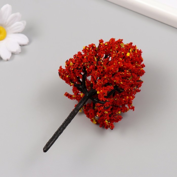 Искусственное растение для творчества пластик Искусственное растение для творчества пластик "Осенняя листва" 12 см