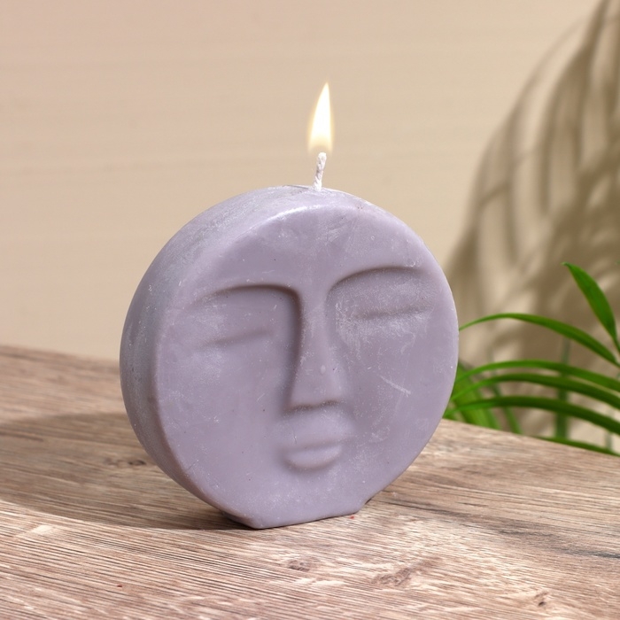 Свеча  Свеча "Луна" 9х3х9 см, соевый воск