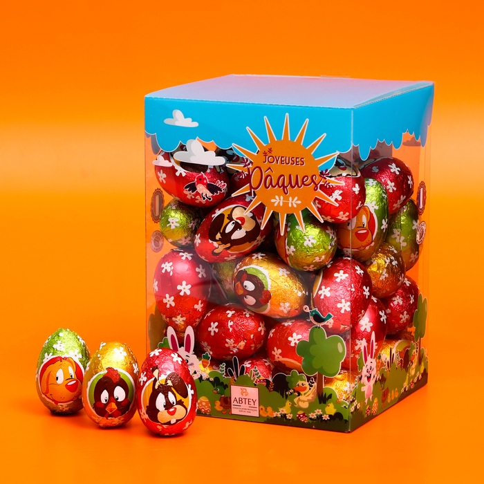 Набор шоколад молочный ЯЙЦО Набор шоколад молочный ЯЙЦО "Питомцы", 12,5 г