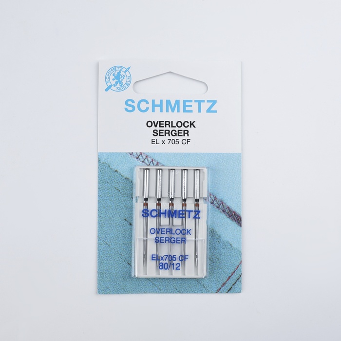 Иглы для плоскошовных и оверлок машин, №80, 5 шт Иглы для плоскошовных и оверлок машин, №80, 5 шт