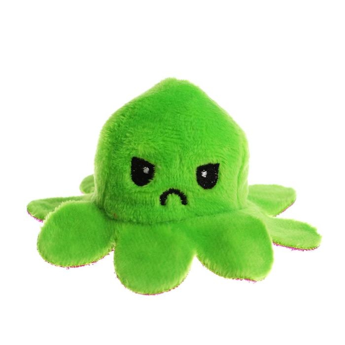 Мягкая игрушка-трансформер &laquo;Осьминог-перевёртыш&raquo;, 7 см, на брелоке, перевёртыш, цвета МИКС