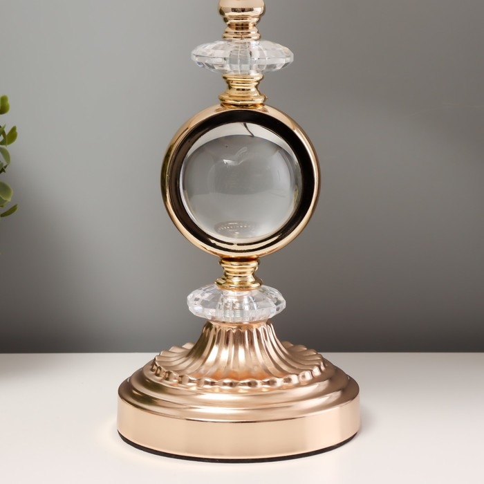 Настольная лампа с подсветкой Настольная лампа с подсветкой "Рунди" Е27 40Вт золото 24х24х41 см