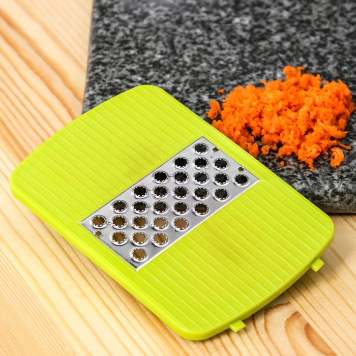 Овощерезка универсальная Доляна Fresh cook, 7 насадок, цвет белый/зелёный Овощерезка универсальная Доляна Fresh cook, 7 насадок, цвет белый/зелёный