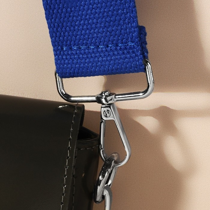 Ручка для сумки, стропа, 135 ± 3 × 3,8 см, цвет синий Ручка для сумки, стропа, 135 ± 3 × 3,8 см, цвет синий