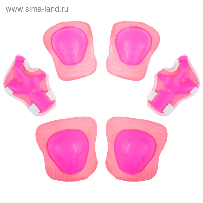 Защита роликовая ONLYTOP, р. универсальный, цвет фуксия Защита роликовая ONLYTOP, р. универсальный, цвет фуксия