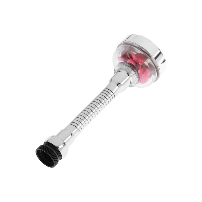 Аэратор ZEIN Z3633-1, на гибком шланге, с красным вентилятором Аэратор ZEIN Z3633-1, на гибком шланге, с красным вентилятором