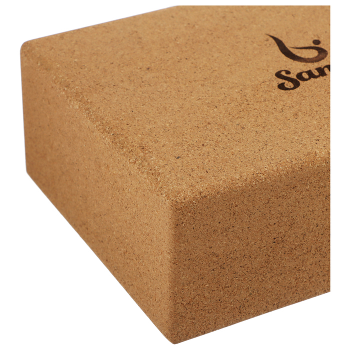 Блок для йоги Sangh, 15×22×7 см, пробка Блок для йоги Sangh, 15×22×7 см, пробка