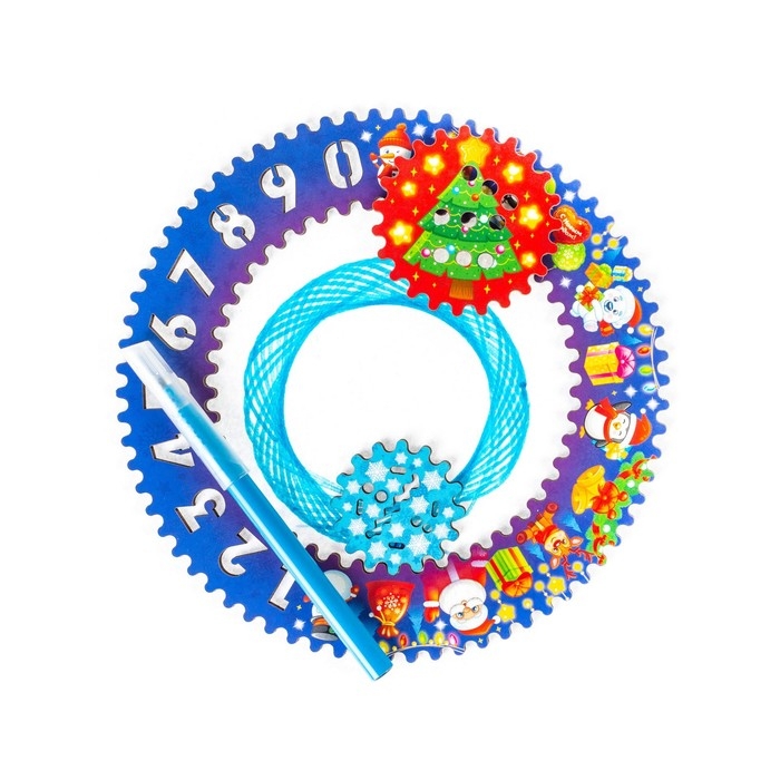 Спирограф «Новогодние подарки» Спирограф «Новогодние подарки»