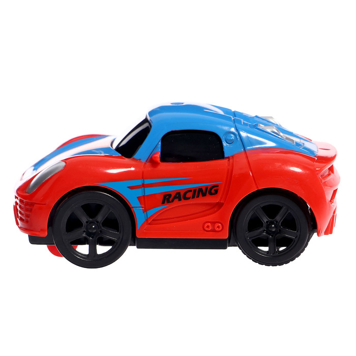 Автотрек железная дорога &laquo;Большое путешествие&raquo;, с машинкой и поездом, перекресток, светофор