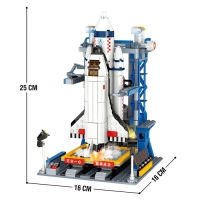 Конструктор Космос «Пусковая установка», подвижные элементы, 574 детали