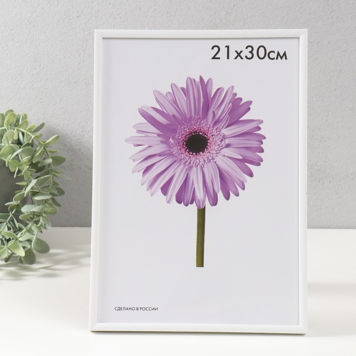 Фоторамка пластик Lida 21х30 см белый Фоторамка пластик Lida 21х30 см белый