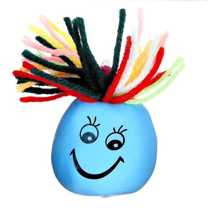 Антистресс сквиш мялка капитошка «Для нервных», с мукой, цвета МИКС, в шоубоксе Антистресс сквиш мялка капитошка «Для нервных», с мукой, цвета МИКС, в шоубоксе