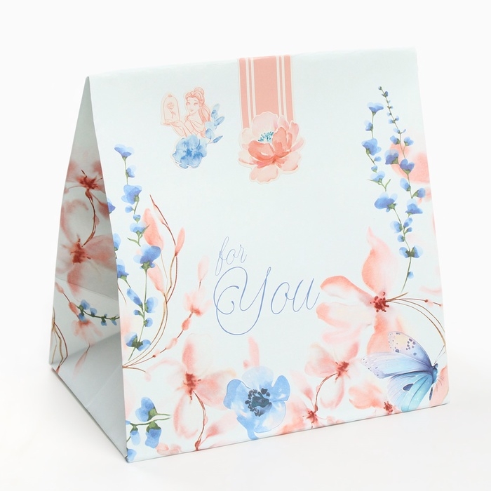 Набор крафтовых пакетов со стикерами, Принцессы, 18х22х12 см Набор крафтовых пакетов со стикерами, Принцессы, 18х22х12 см