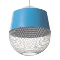 Светильник потолочный BayerLux Lisa, 1&times;40 Вт, Е27, небесный, 26&times;26&times;32 см