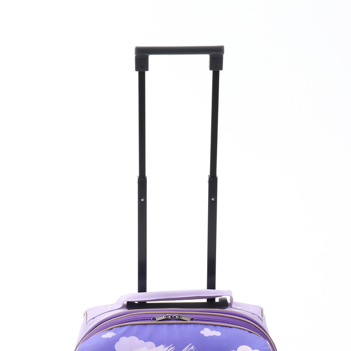 Чемодан детский 34 л (XS), Sacvoyage, отдел на молнии, цвет сиреневый