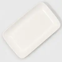 Блюдо прямоугольное Доляна White Label, 24.5&times;15.5 см, фарфор, белое