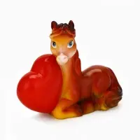 Сувенир новогодний &laquo;Лошадь с сердцем&raquo;, 5.5&times;6.5 см