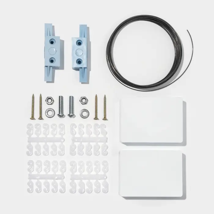 Карниз струнный, двухрядный, 7 м (ряд 3.5 м), пластиковый крючок