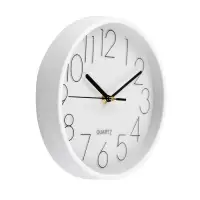 Часы настенные интерьерные &laquo;Элегант&raquo;, дискретный ход, d=22.5 см, белые