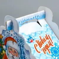 Подарочная коробка новогодняя "Ледяной домик" 19,3 (233) х 18 х 13 см